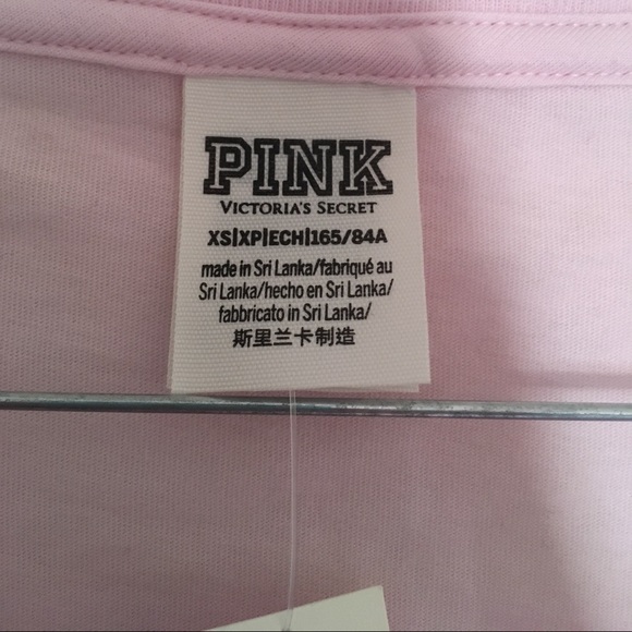 💖VS PINK Laced-Up Long sleeve Tee - Picture 7 of 8